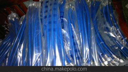 东莞市高埗洪发水暖器材经营部 40公分蓝色包塑铝丝进水软管，厂家直销混批图片大全